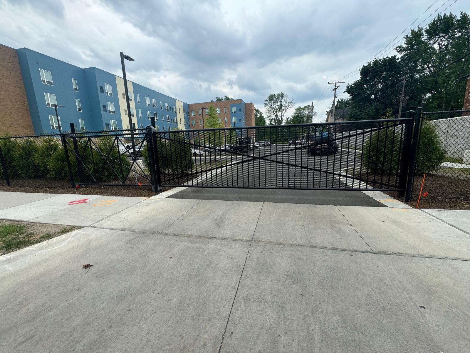 Iron Fences & Iron Gates for Homes & Commercial Businesses in Detroit, MI | San Marino Iron Inc. - Apartment%20Rolling%20Gate