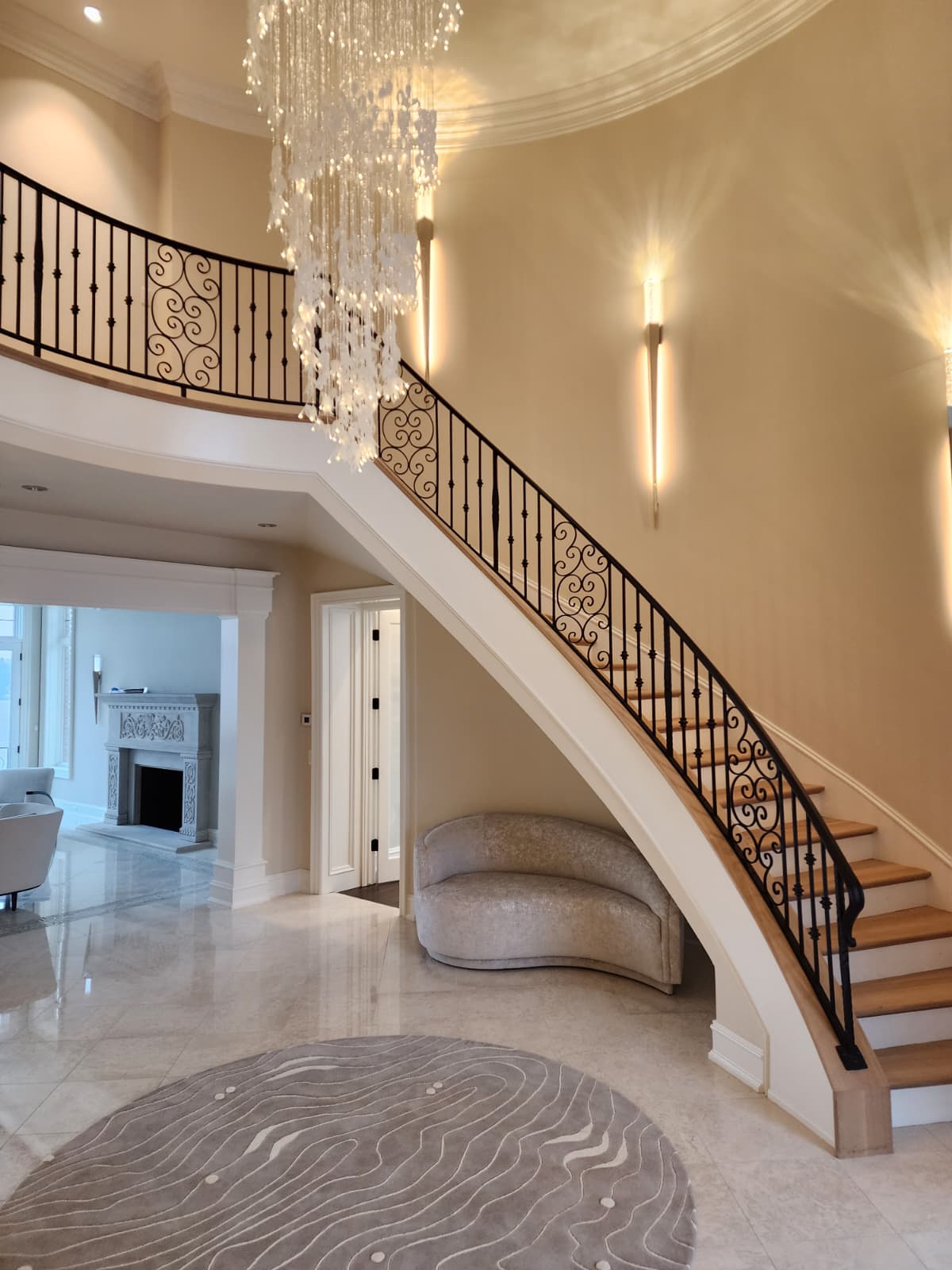 Custom Iron Railings in Warren, MI | Durable & Stylish Metal Railings | Warren, MI - Bloomfield%20Scroll%20Rails