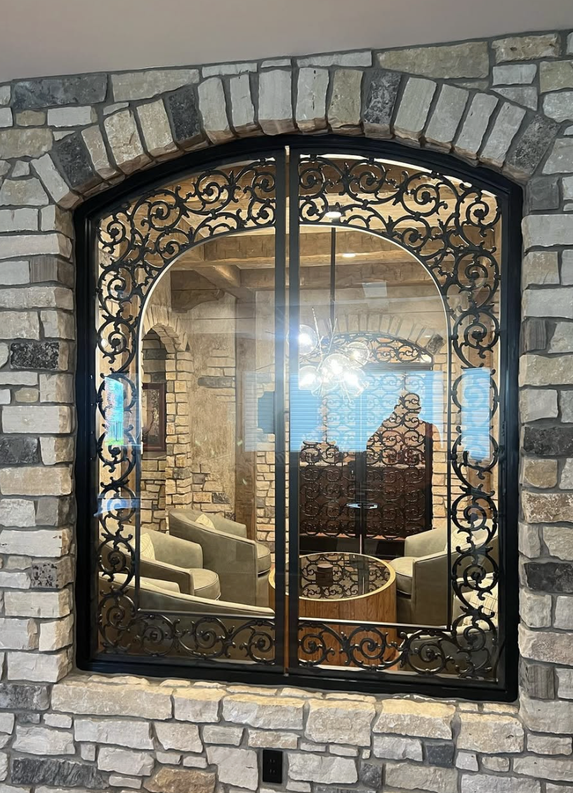 Custom Metalwork in Warren, MI &ndash; Railings, Fences & Gates | San Marino Iron - Washington%20Decorative%20Window%20Panel