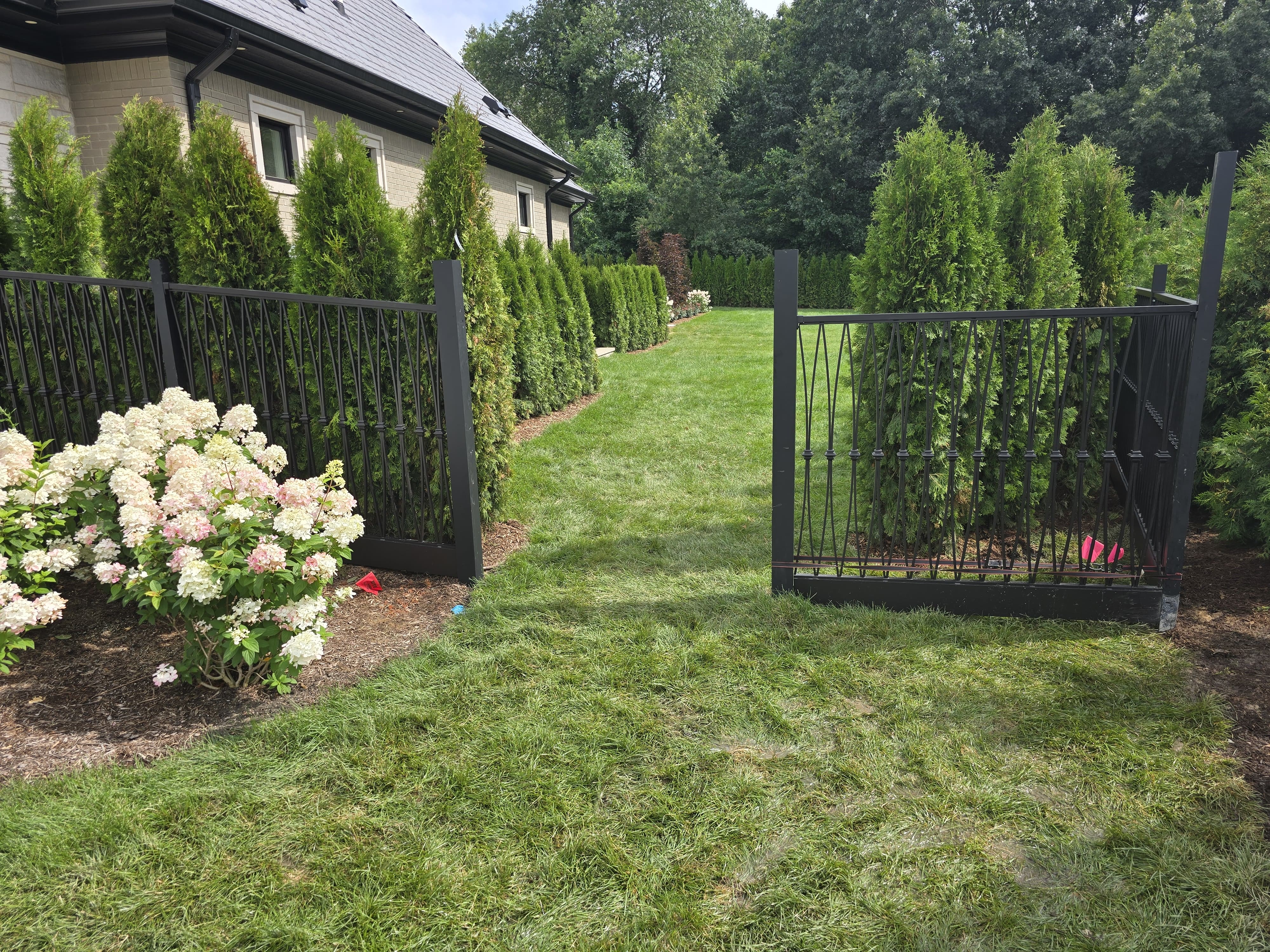 Iron Fences & Iron Gates for Homes & Commercial Businesses in Detroit, MI | San Marino Iron Inc. - Washington%20Residential%20Backyard%20Fence