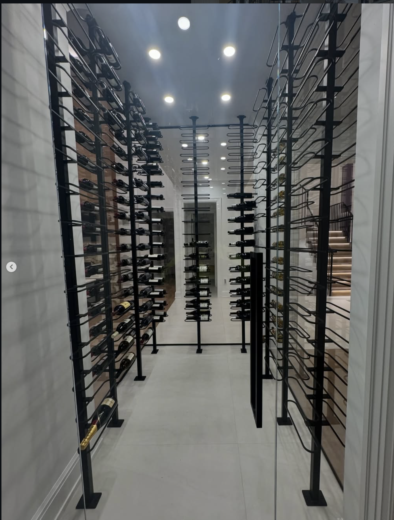 Custom Metalwork Products in Warren, MI | San Marino - West%20Bloom%20Wine%20Rack